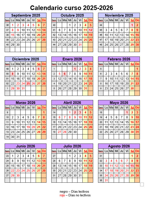 calendario 2025-2026